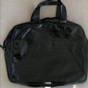 Saks Fifth Ave Black Patent bag